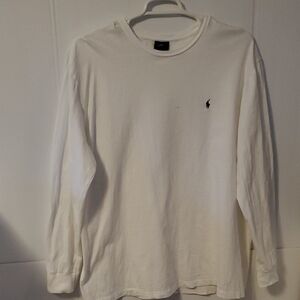 Polo by Ralph Lauren Men's Classic White Long Sleeve Tee Size XL
